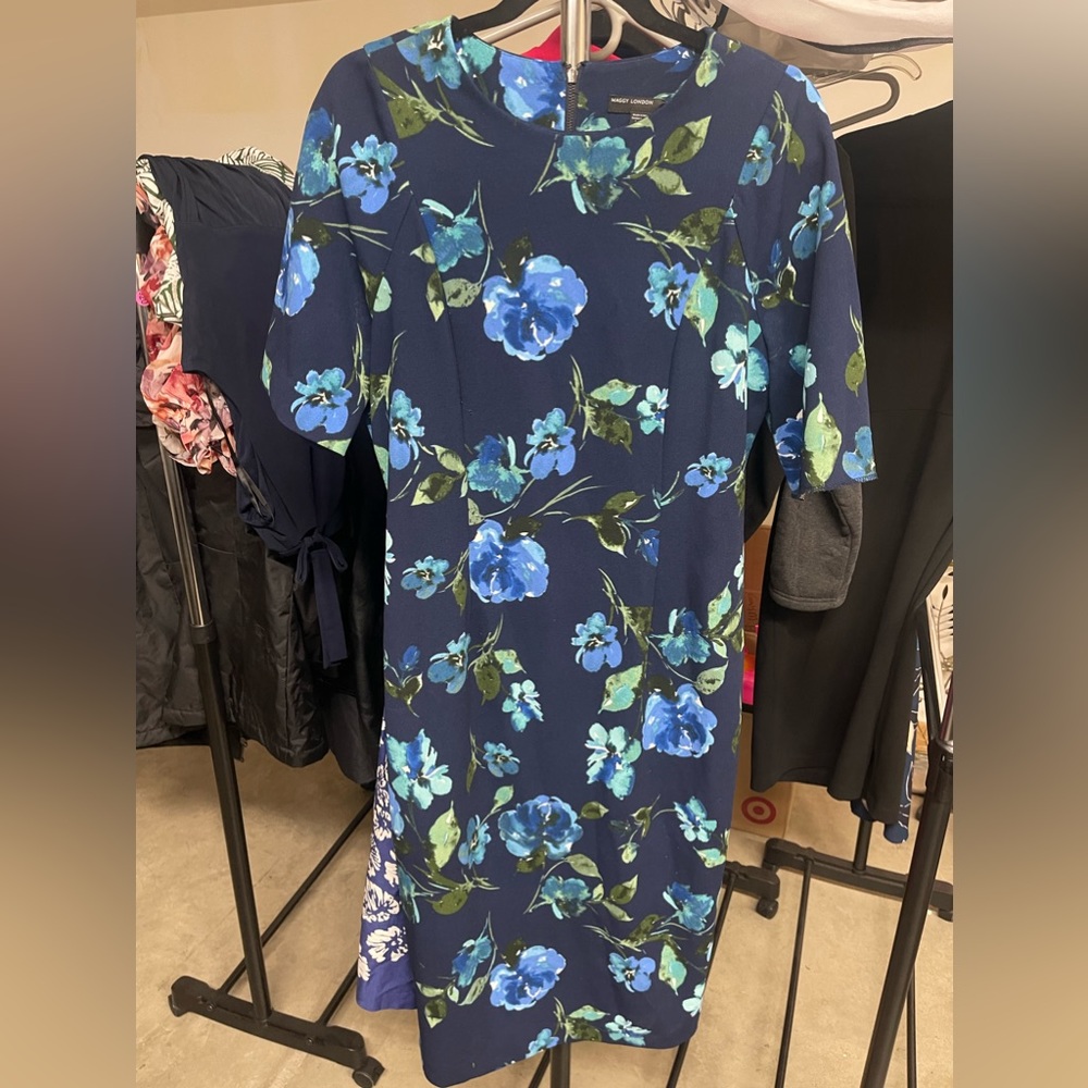 Maggy London floral midi dress